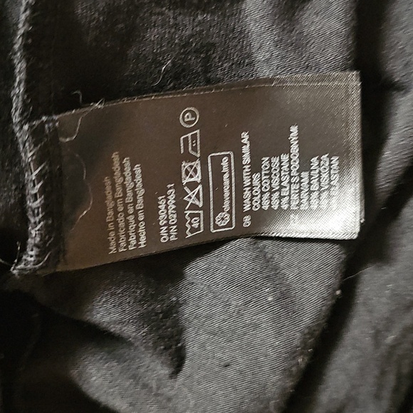 Never Worn. H&M Basic Black Midi Dress. Size Small. - Picture 4 of 4